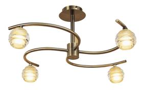 M8012/1  Sphere AB Semi Flush 4 Light